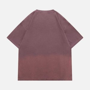 washed gradient graphic tee   dynamic urban style 4964