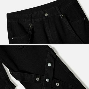 washed tie design jeans   youthful urban streetwear 6937