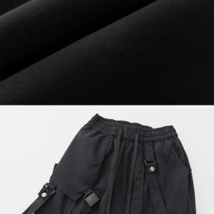 waterproof patchwork pants dynamic & youthful streetwear 6799