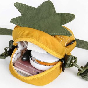 waterproof pineapple bag   chic & durable urban essential 5189