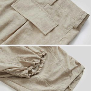 wrinkle proof cargo pants sleek & youthful urban wear 1878