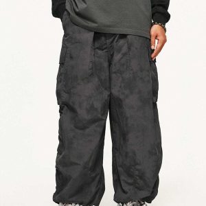 wrinkle proof cargo pants sleek & youthful urban wear 2864