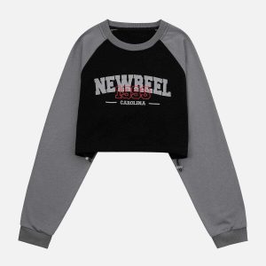 youthful 'newreel' print hoodie   iconic streetwear design 5773