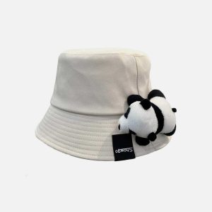 youthful 3d panda hat cartoon inspired cute accessory 5247