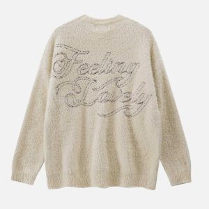 youthful angel graphic sweater   chic & divine streetwear 3761