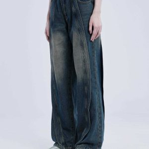 youthful arc patchwork jeans   trending urban streetwear 1757