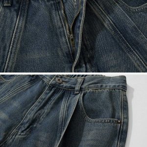 youthful arc patchwork jeans   trending urban streetwear 3295