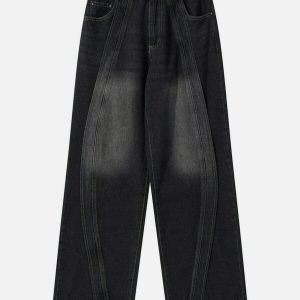 youthful arc patchwork jeans   trending urban streetwear 3674