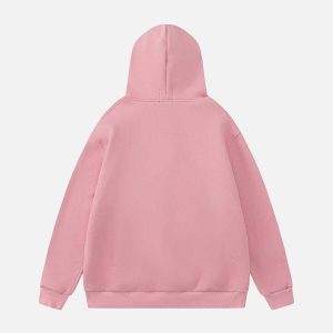 youthful asymmetrical hoodie patchwork streetwear chic 3686