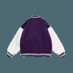 youthful bb purple varsity jacket iconic streetwear piece 8807