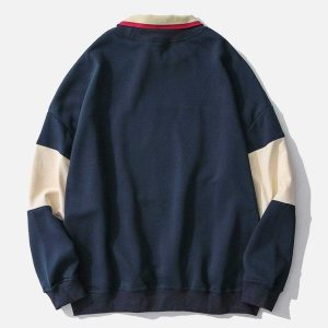 youthful bear sweatshirt   cozy & iconic streetwear piece 5428
