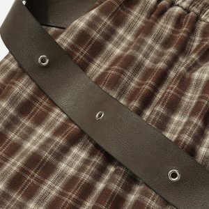 youthful belt pocket pants   sleek design meets streetwear 3005