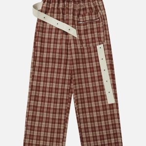 youthful belt pocket pants   sleek design meets streetwear 3969