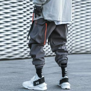 youthful belted cargo pants custom fit & urban style 8310