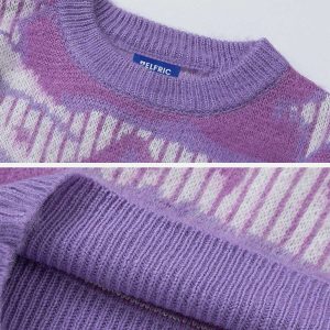 youthful blurring star sweater   chic & trending design 4771