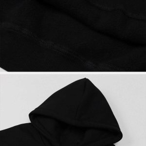 youthful boom vig' print hoodie streetwear icon 5314