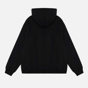 youthful boom vig' print hoodie streetwear icon 6979