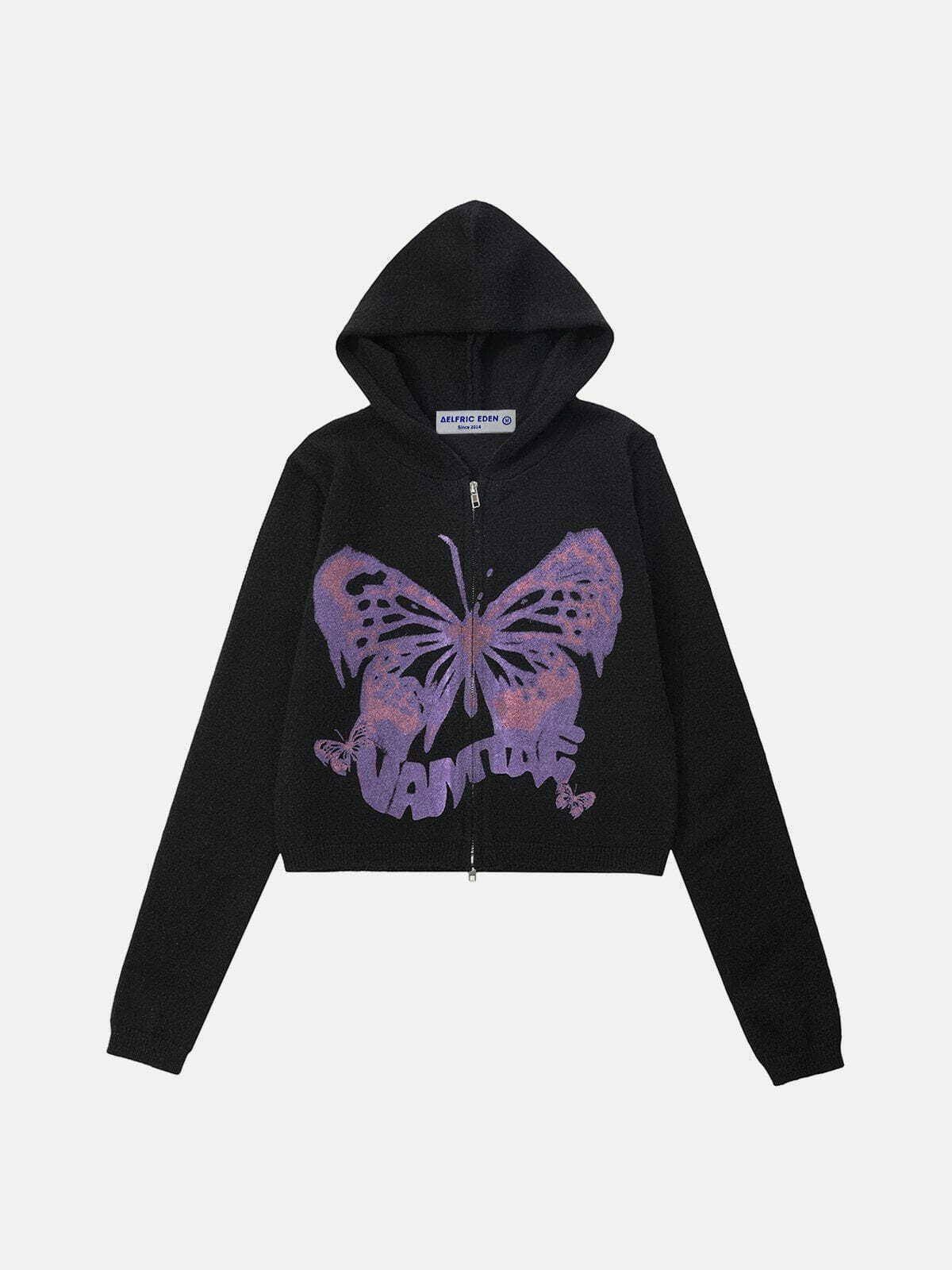 youthful butterfly hoodie   trendy y2k streetwear appeal 1465