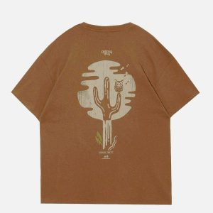 youthful cactus graphic tee   vibrant streetwear icon 7111