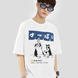 youthful cat after work tee   quirky urban streetwear 7185