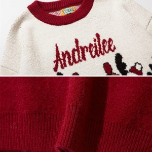 youthful christmas deer graphic sweater festive & trendy 7003