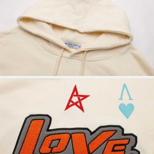 youthful city of love hoodie   star hope design 4954