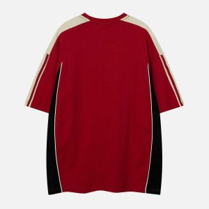 youthful contrast speedway tee   bold racing aesthetic 4210