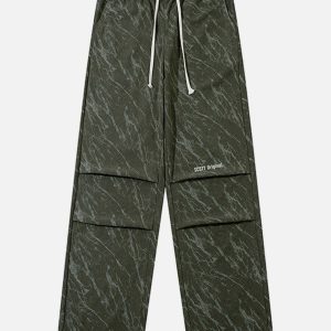 youthful corduroy cargo pants wrinkle texture design 4992