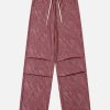 youthful corduroy cargo pants wrinkle texture design 5341