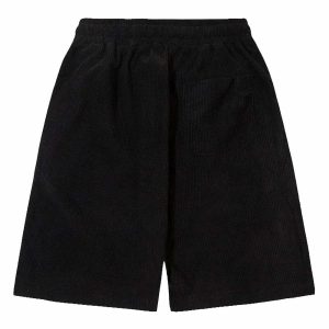 youthful corduroy flame shorts dynamic graphic design 6874