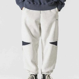 youthful crossed star pants streetwear icon 3446