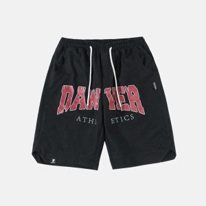 youthful danver print shorts   streetwear with a vibrant twist 1992