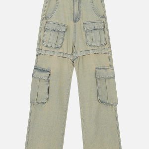 youthful detachable button jeans   sleek & trending design 3107