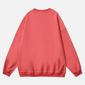 youthful dog star print sweatshirt   trendy urban comfort 1856