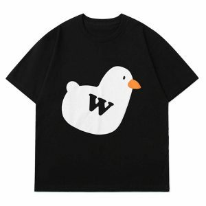 youthful duck graphic tee   quirky & trending streetwear 7228