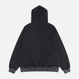 youthful earth apple print hoodie   streetwear icon 7393
