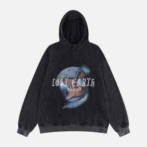 youthful earth apple print hoodie   streetwear icon 7490
