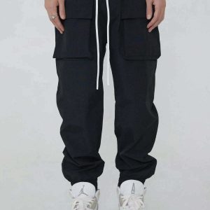 youthful elastic cuff pants casual & sleek design 6810