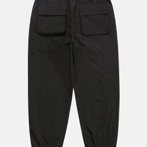 youthful elastic cuff pants casual & sleek design 8041