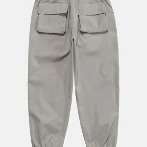 youthful elastic cuff pants casual & sleek design 8583