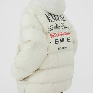 youthful eme print winter coat iconic & warm 3627