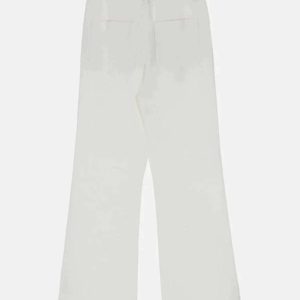youthful flame alphabet embroidered pants streetwise appeal 2714