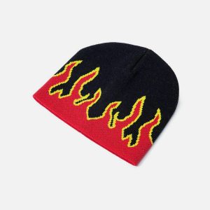 youthful flame elements beanie   urban chic warmth 4310
