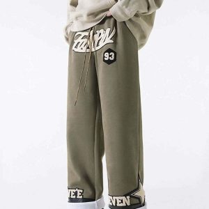 youthful fleece suede sweatpants   cozy & trendy fit 3631