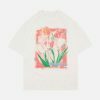 youthful floral paint tee   vibrant & trendy streetwear 2753