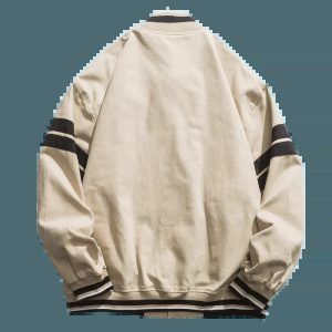 youthful forevers khaki jacket   chic & timeless streetwear 1044