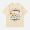 youthful garden bunny tee   quirky print & vibrant style 2844