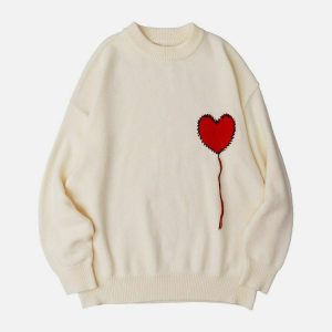 youthful heart choice knit sweater   chic & cozy fashion 6329