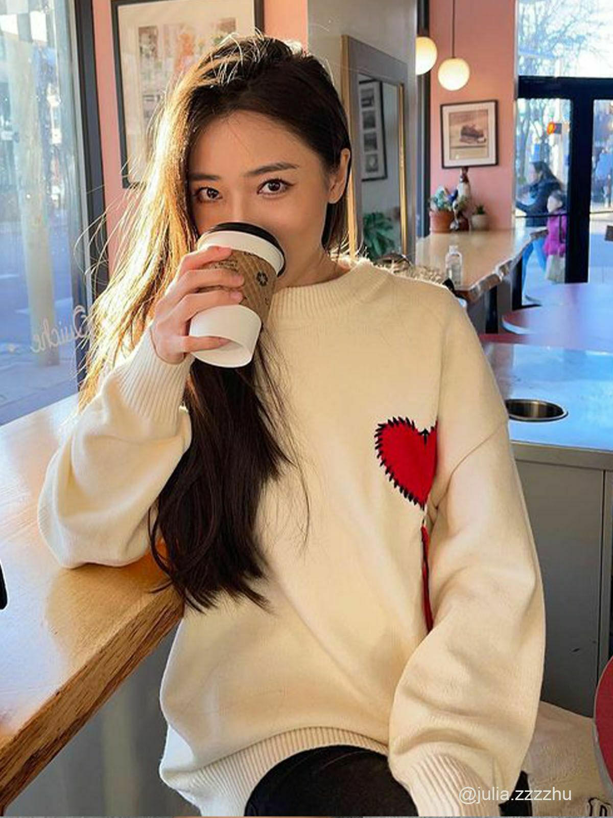 youthful heart choice knit sweater   chic & cozy fashion 6895