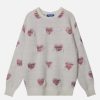 youthful heart distressed sweater   chic urban appeal 1853
